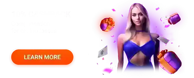 Player receiving 10% cashback bonus at 101Z casino